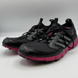 Adidas Womens Golf Shoes Sneaker Adistar Climacool Spikeless Black Pink Size 10